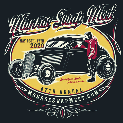 shirt logo for 47th Annual Monroe Auto Swap Meet